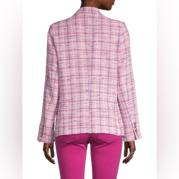 Generation Love Alexa Tweed Double Breasted Blazer Pink Blue - Picture 10 of 10